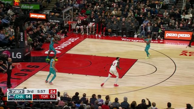 一气呵成！西亚卡姆生断米勒反击上篮一条龙