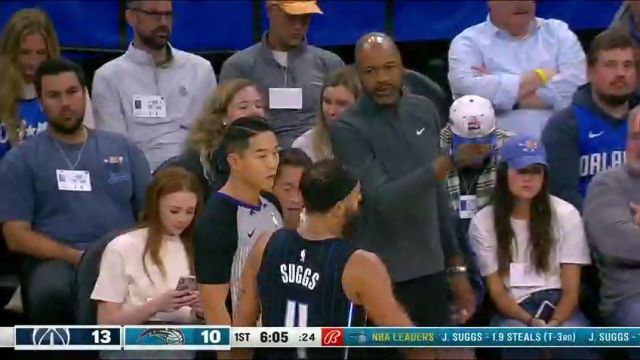 NBA常规赛：奇才vs魔术第1节中文解说回放