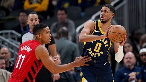 《NBA全场集锦》【球星】哈利伯顿vs开拓者集锦 17中11空砍全队最高33分9助攻难救主