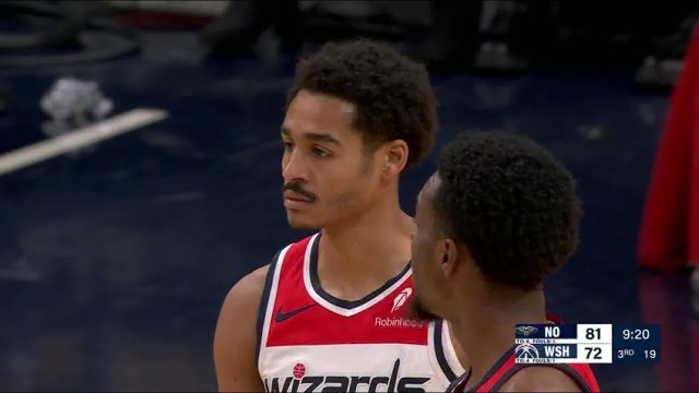 NBA常规赛：鹈鹕vs奇才第3节中文解说回放