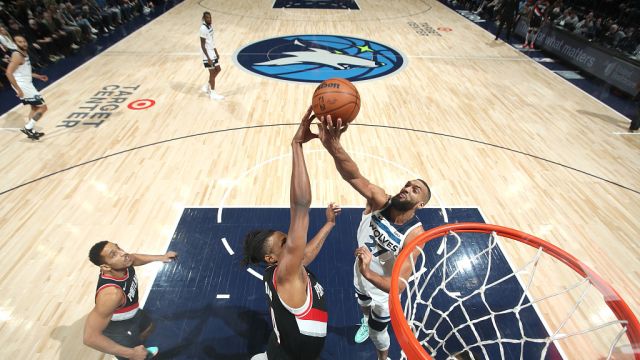 戈贝尔vs开拓者集锦 怒砍24分17篮板2盖帽统治内线