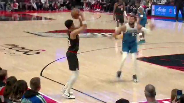 森林狼vs开拓者第1节英文原声回放