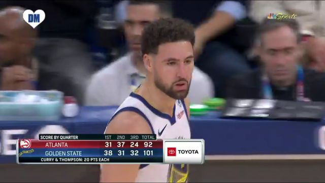 老鹰vs勇士第4节英文原声回放