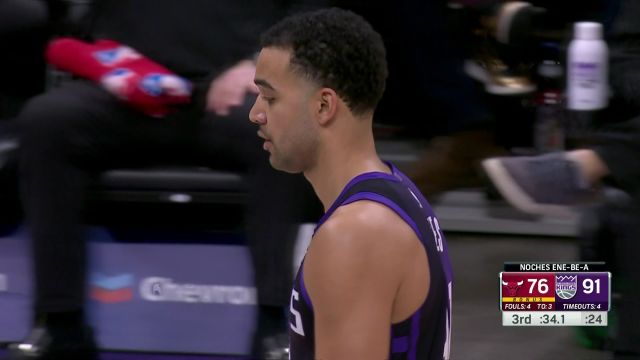 公牛vs国王第3节英文原声回放