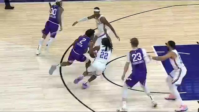 关键时刻拼尽全力！切特高高跃起大帽凯斯勒遮天蔽日