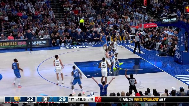 步行者137-120独行侠 东契奇空砍大号三双步行者九人上双击败独行侠