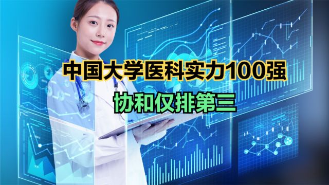 2023中国大学医科实力100强发布!协和第3,北大第2,第一没想到