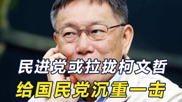 民进党计划拉拢柯文哲,国民党被“赶尽杀绝”?赵春山:没有未来