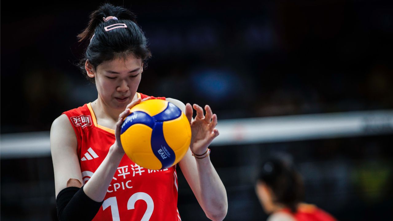 李盈莹｜2024年VNL对阵美国女排个人得分集锦_高清