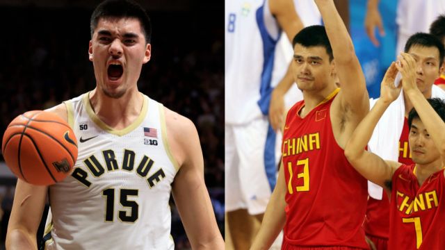 球风太像姚明!周志豪30+21成疯三30年首人,这下进NBA稳了