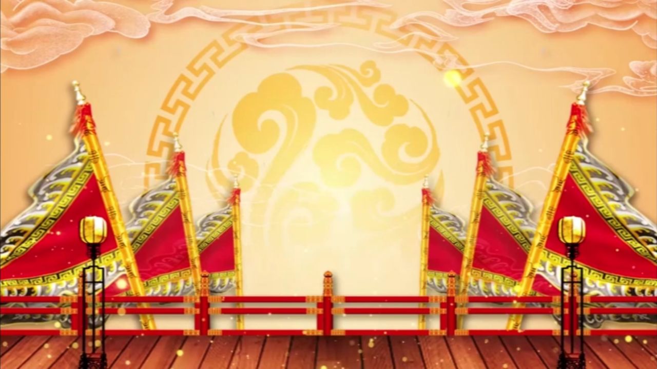 s266.戏曲表演 led背景视频