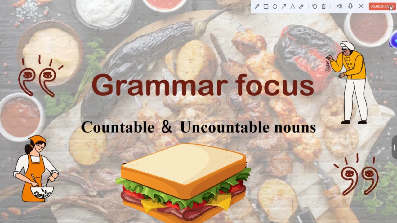 Grammar微课可数可不可数名词_高清1080P在线观看平台_腾讯视频