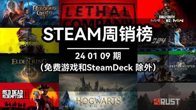 steam周销榜:240109期