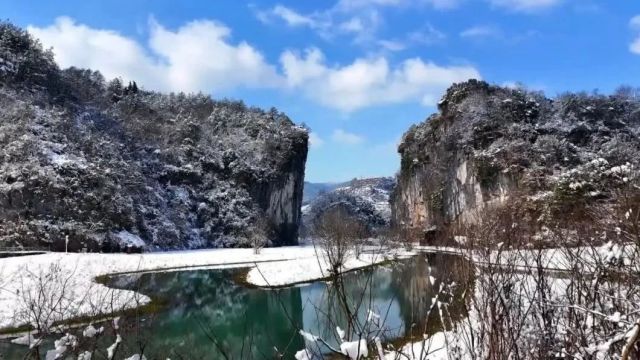 在涟源,有一种美景叫雪后初晴