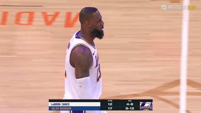 2023/24赛季NBA常规赛：湖人 VS 尼克斯 全场回放