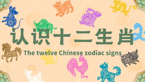 认识十二生肖｜十二生肖对应时间｜幼儿教育动漫｜The twelve Chinese zodiac signs