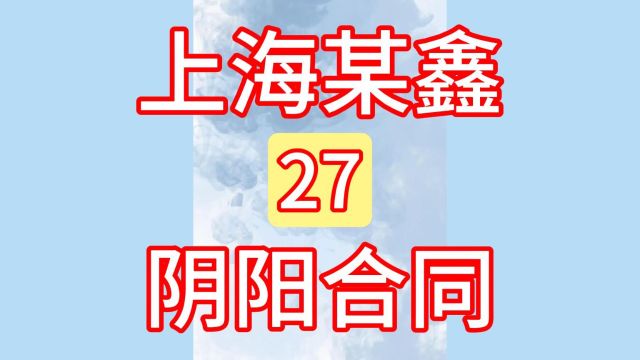 27上海某鑫融资租赁有限公司:阴阳合同!汽车贷款、汽车抵押!