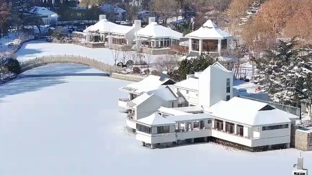 青岛平度市:一场雪美了一座城