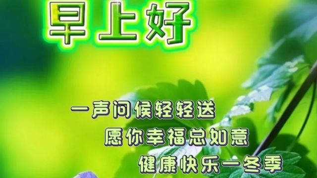 温馨的早安祝福图片带字问候语,推荐群发暖心问候祝福语大全