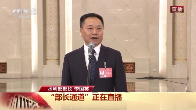 部长通道丨李国英:到2035年建成国家水网