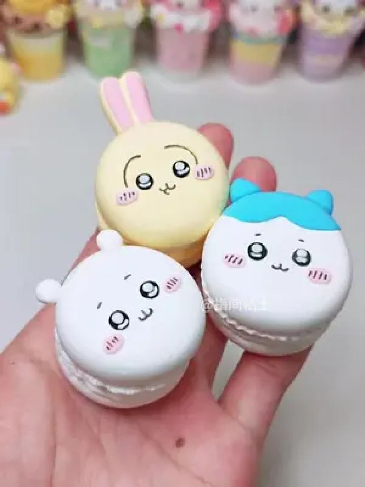 粘土教程|五分钟捏3个chiikawa马卡龙#超轻粘土 #手工diy #吉伊卡哇
