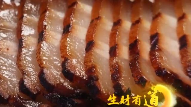 当地传统美食“酱肉”,采用秘制调味料制作,年收益超百万元