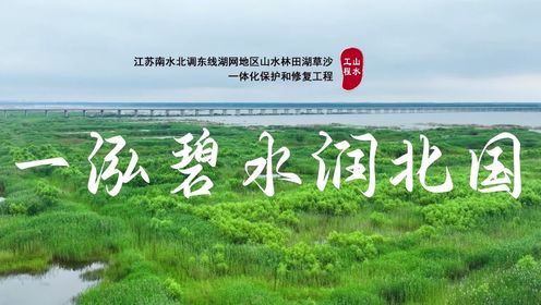 #美丽中国山水工程#第二集 一泓碧水润北国——南水北调东线江苏篇|联合国首批“世界十大生态恢复旗舰项目”_高清1080P在线观看平台_腾讯视频