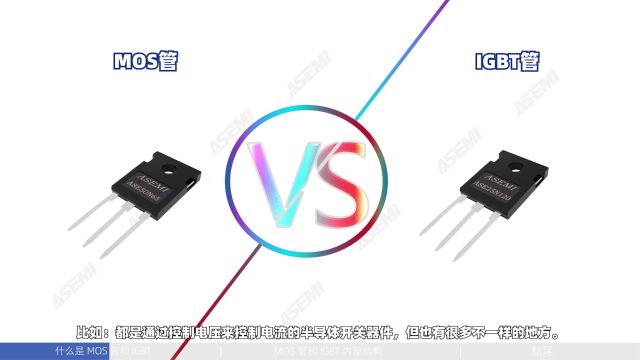 MOS管和IGBT的区别和联系