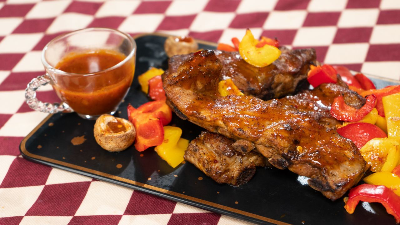 自制美食,烤肋排