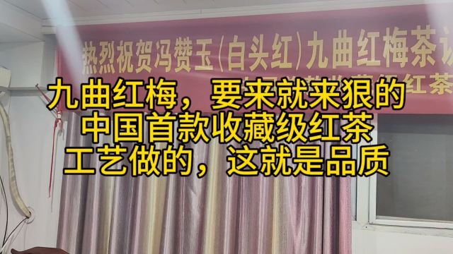 后天九曲红梅上架怎么样?中国首款收藏级红茶类工艺做的同工艺