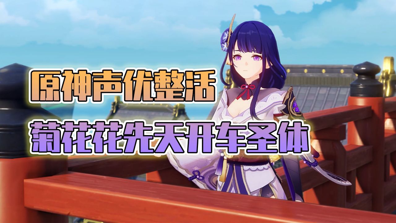 先天车王圣体菊花花!这就是原神雷电将军的实力吗