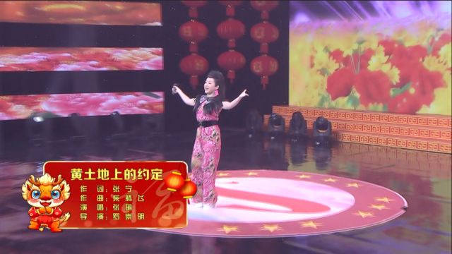 张瑜演唱歌曲《黄土地上的约定》KTV版