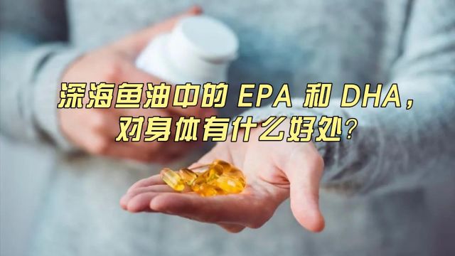 鱼油中的EPA和DHA,对身体究竟有什么好处?