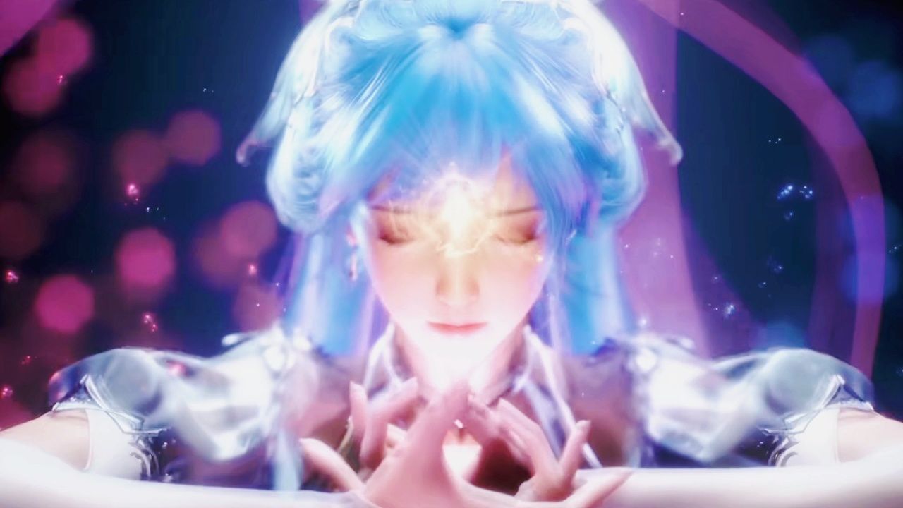 光之霓裳唐舞桐绝美降临，霍雨浩王冬凭借两个武魂融合技为史莱克争光_高清1080P在线观看平台_腾讯视频