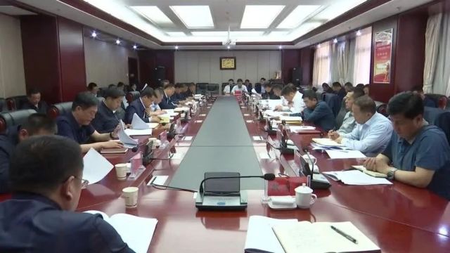 时政|贺毅主持召开镇街工作座谈会