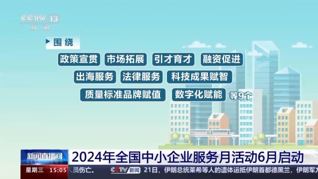 6月启动!全国中小企业服务月活动画重点→