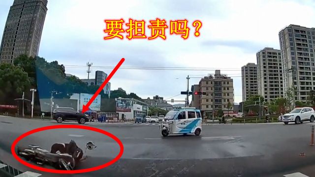 会不会太冤枉了?都说是无接触交通事故,视频车真的有责任吗?