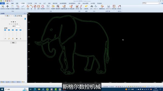 Alphacam 软件单线照片雕刻出NC,只要是照片就可以提取几何图形进行雕刻