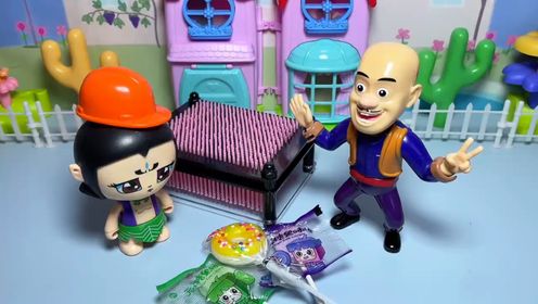 玩具动画-光头强戴错帽子了