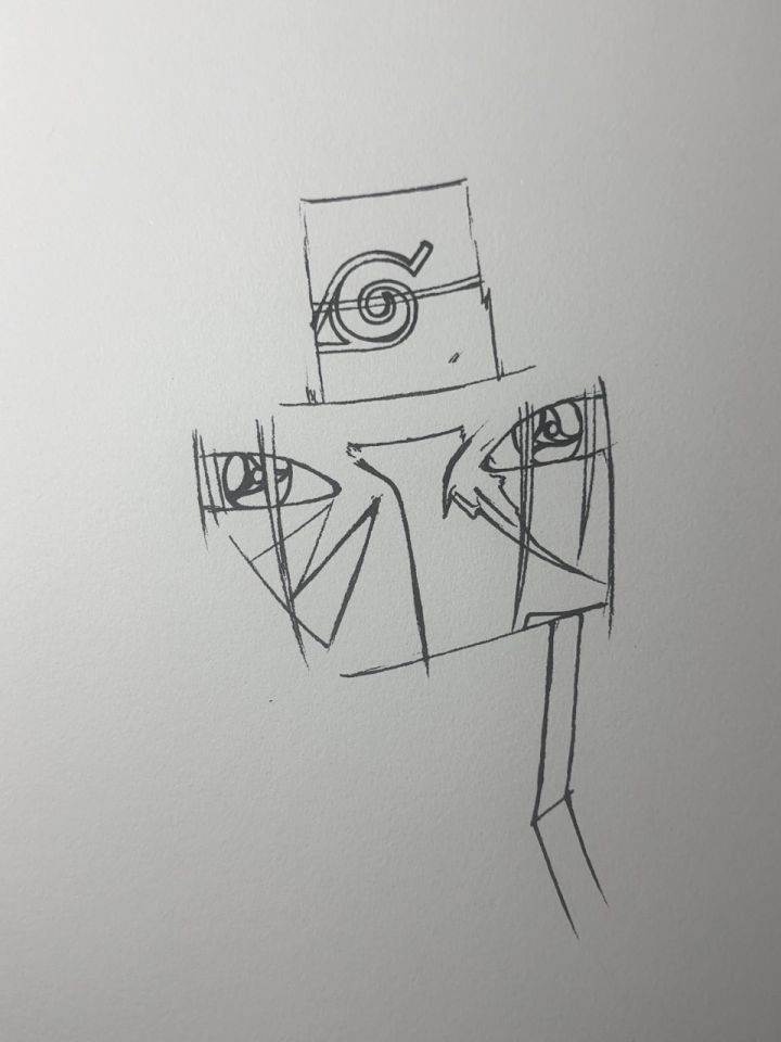 宇智波鼬绘画过程图