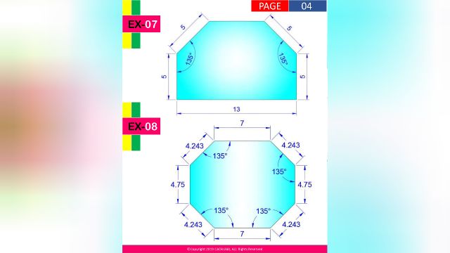 Catia产品设计 2D草图练习007