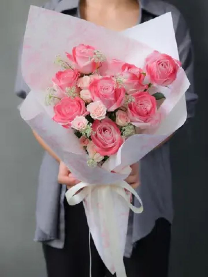 属于暧昧期的甜甜小花束 下次见面不送奶茶,送我花吧#暧昧 #见面小