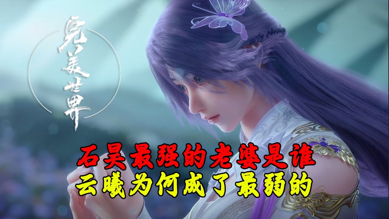 完美世界:石昊最强的老婆是谁?云曦为何成了最弱的?