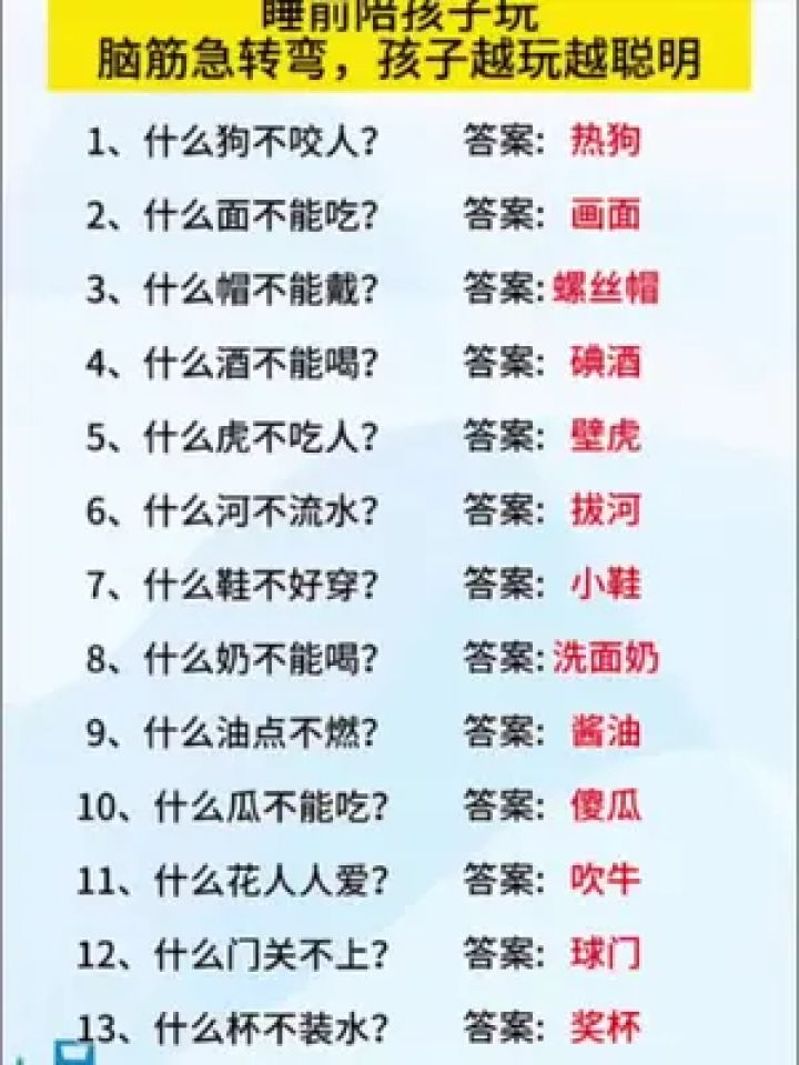 这套脑筋急转弯有400则,睡前陪孩子玩脑筋急转弯,孩子小脑瓜越来越