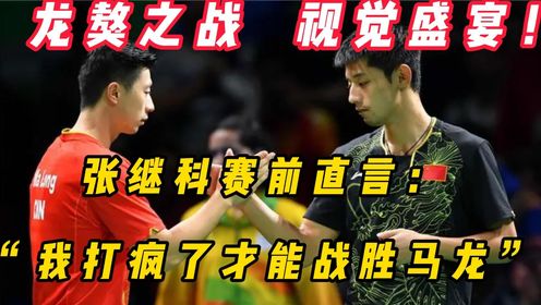 龙獒大战！视觉盛宴！张继科：打疯了就能战胜马龙！_高清1080P在线观看平台_腾讯视频