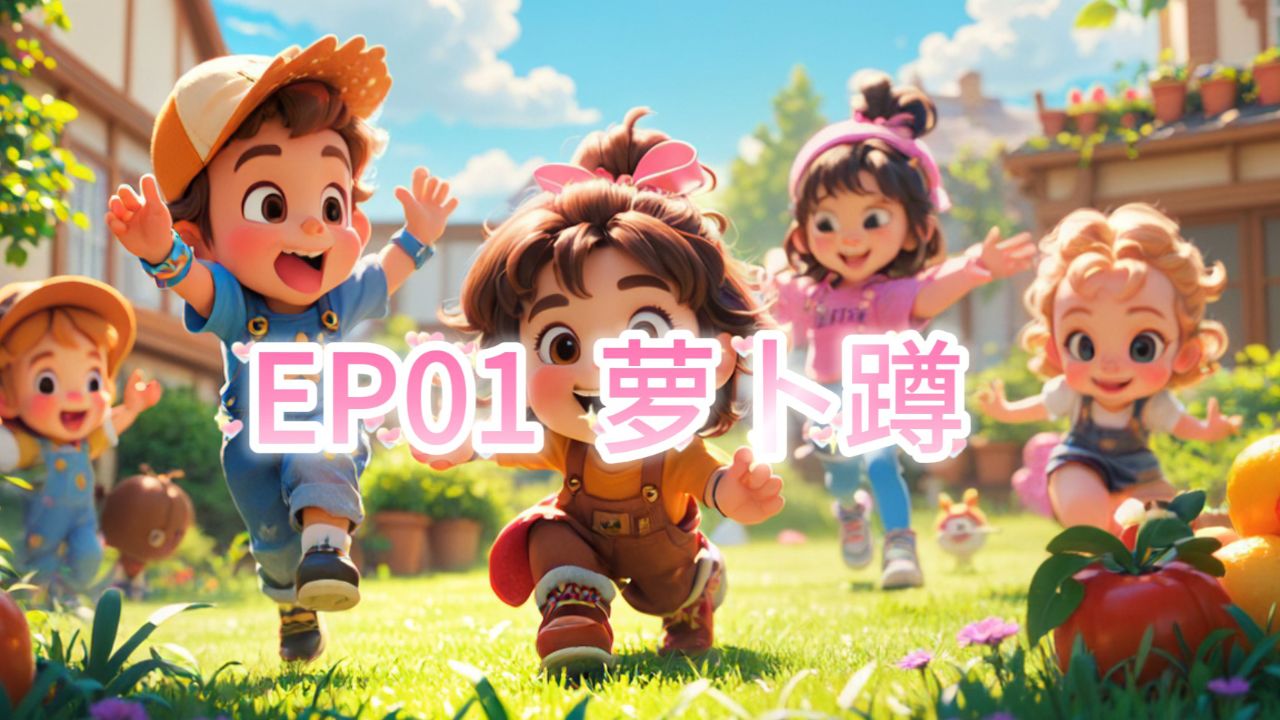 《朋友一起玩游戏》第一期-萝卜蹲