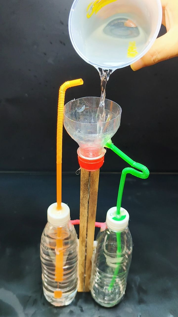 科学小实验,虹吸现象