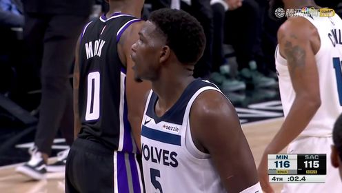 《NBA全场集锦》NBA常规赛：森林狼vs国王中文解说全场回放