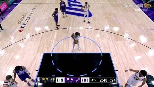 《NBA全场集锦》【回放】掘金vs爵士中文解说全场回放