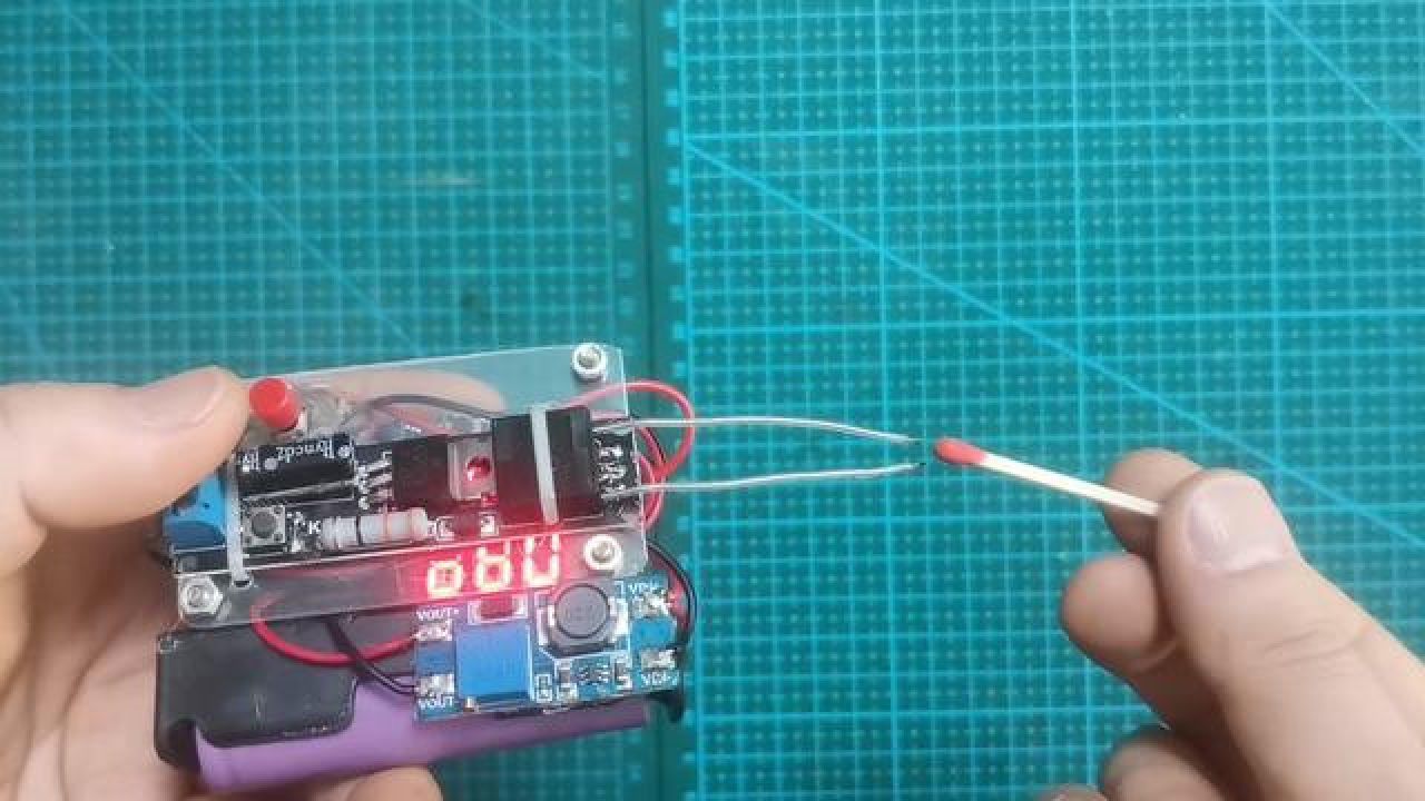 自制安全定时点火装置 #科技小制作 #手工diy #电弧打火机